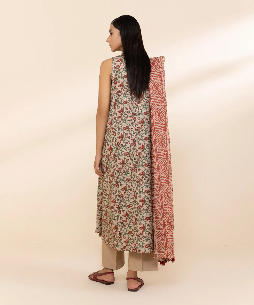 3 Piece - Printed Lawn Suit