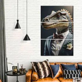 A Dinosaur Portrait Wall Art
