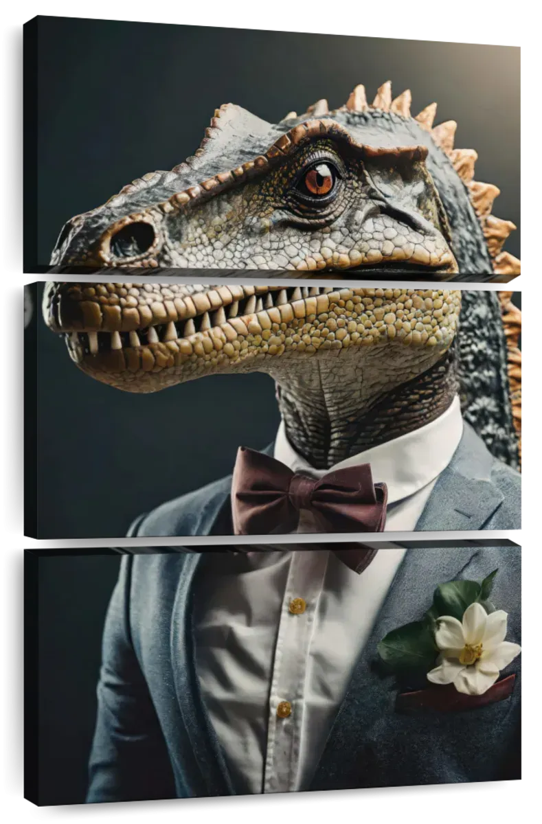 A Dinosaur Portrait Wall Art