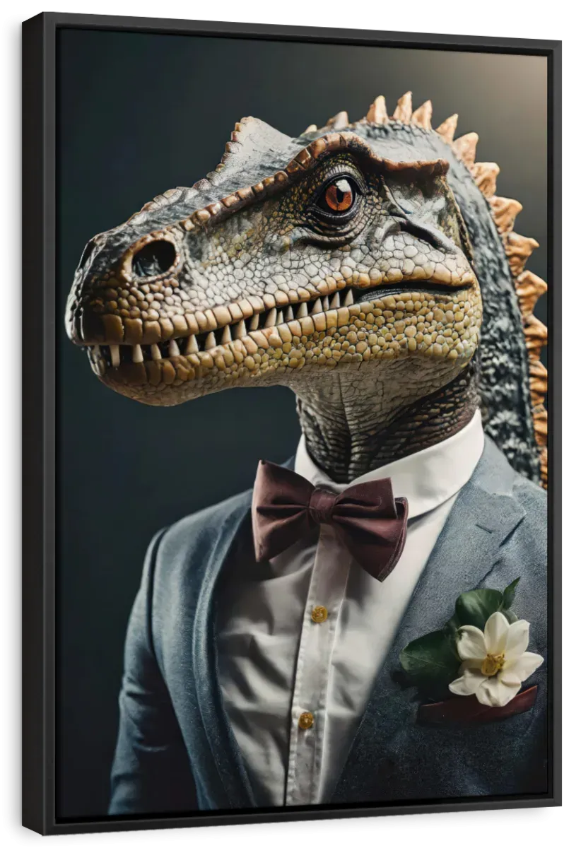 A Dinosaur Portrait Wall Art