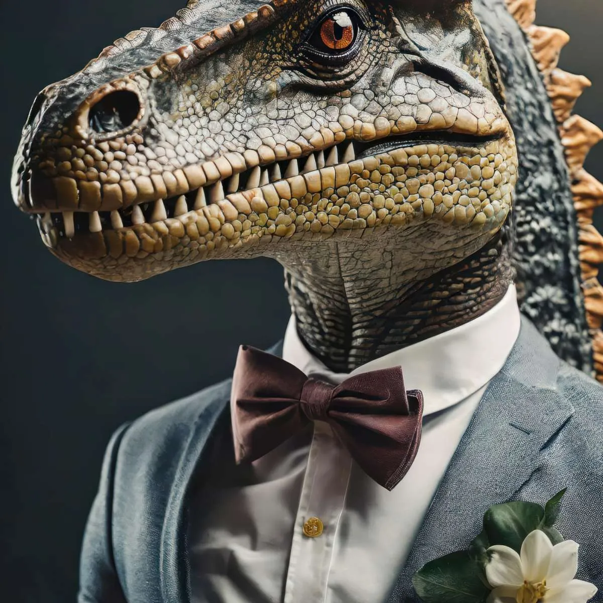 A Dinosaur Portrait Wall Art