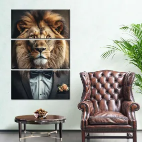 A Gentleman Lion Portrait Wall Art