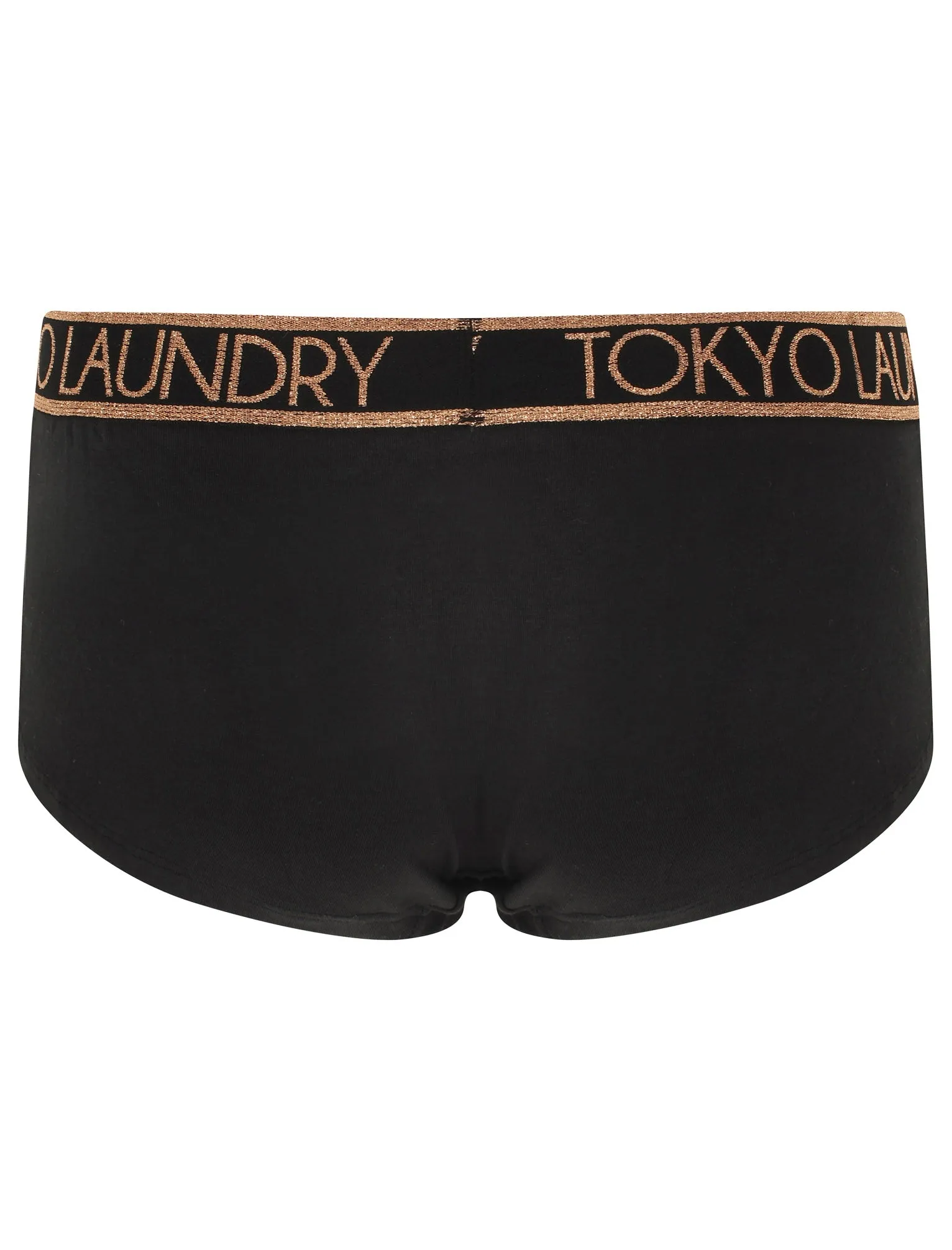 Alexis (5 Pack) Assorted Hipster Briefs In Black / Blush / Light Grey Marl - Tokyo Laundry