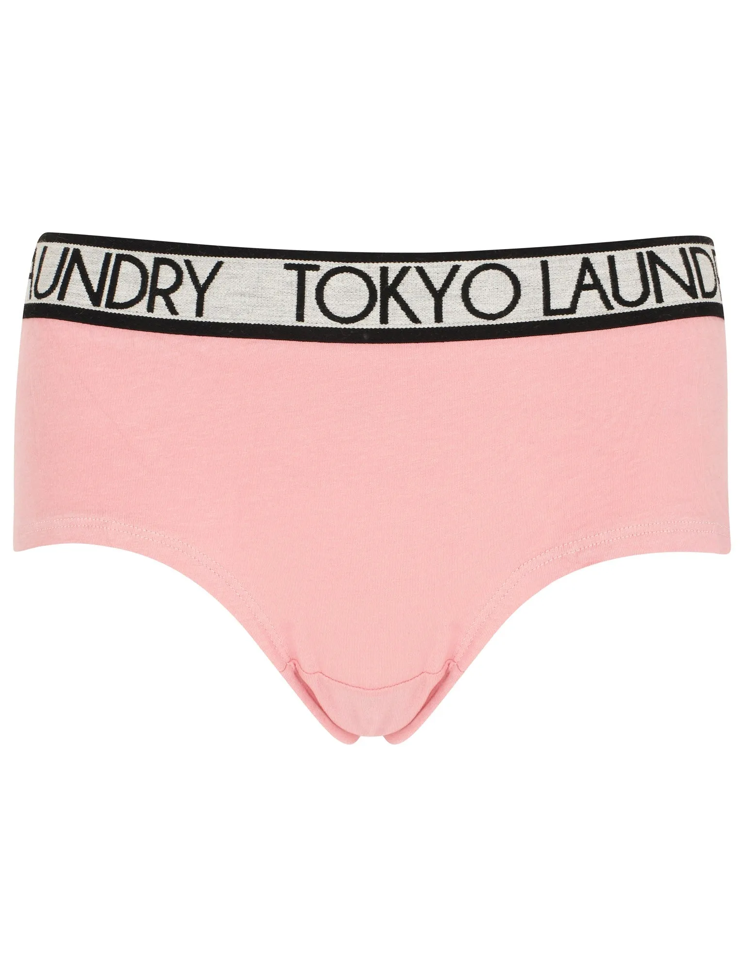 Alexis (5 Pack) Assorted Hipster Briefs In Black / Blush / Light Grey Marl - Tokyo Laundry