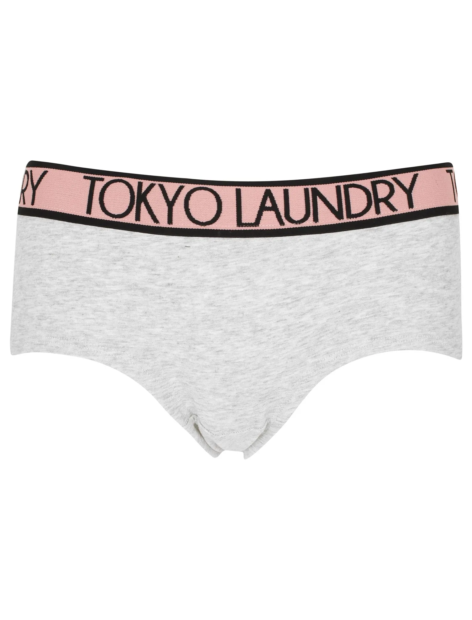 Alexis (5 Pack) Assorted Hipster Briefs In Black / Blush / Light Grey Marl - Tokyo Laundry