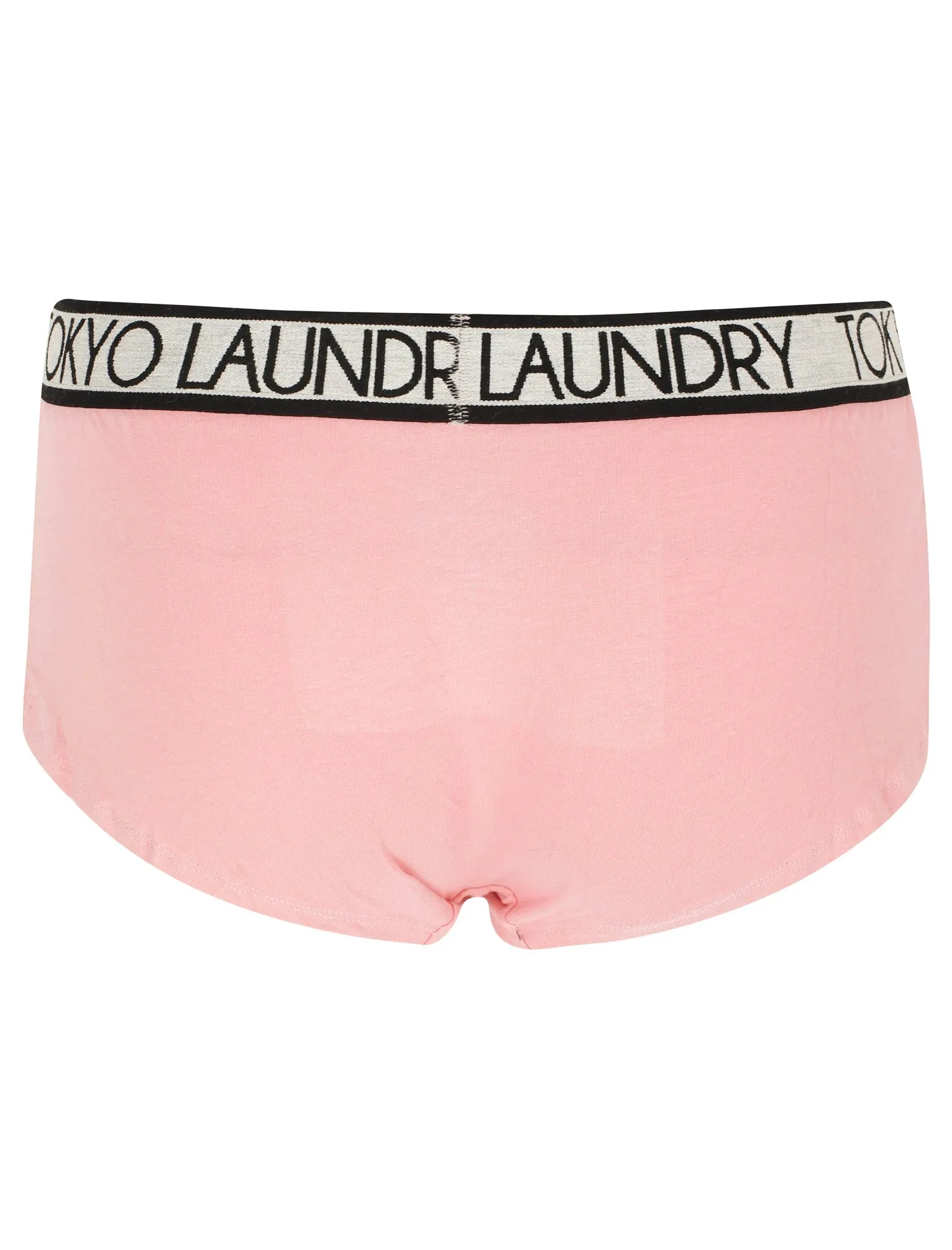 Alexis (5 Pack) Assorted Hipster Briefs In Black / Blush / Light Grey Marl - Tokyo Laundry