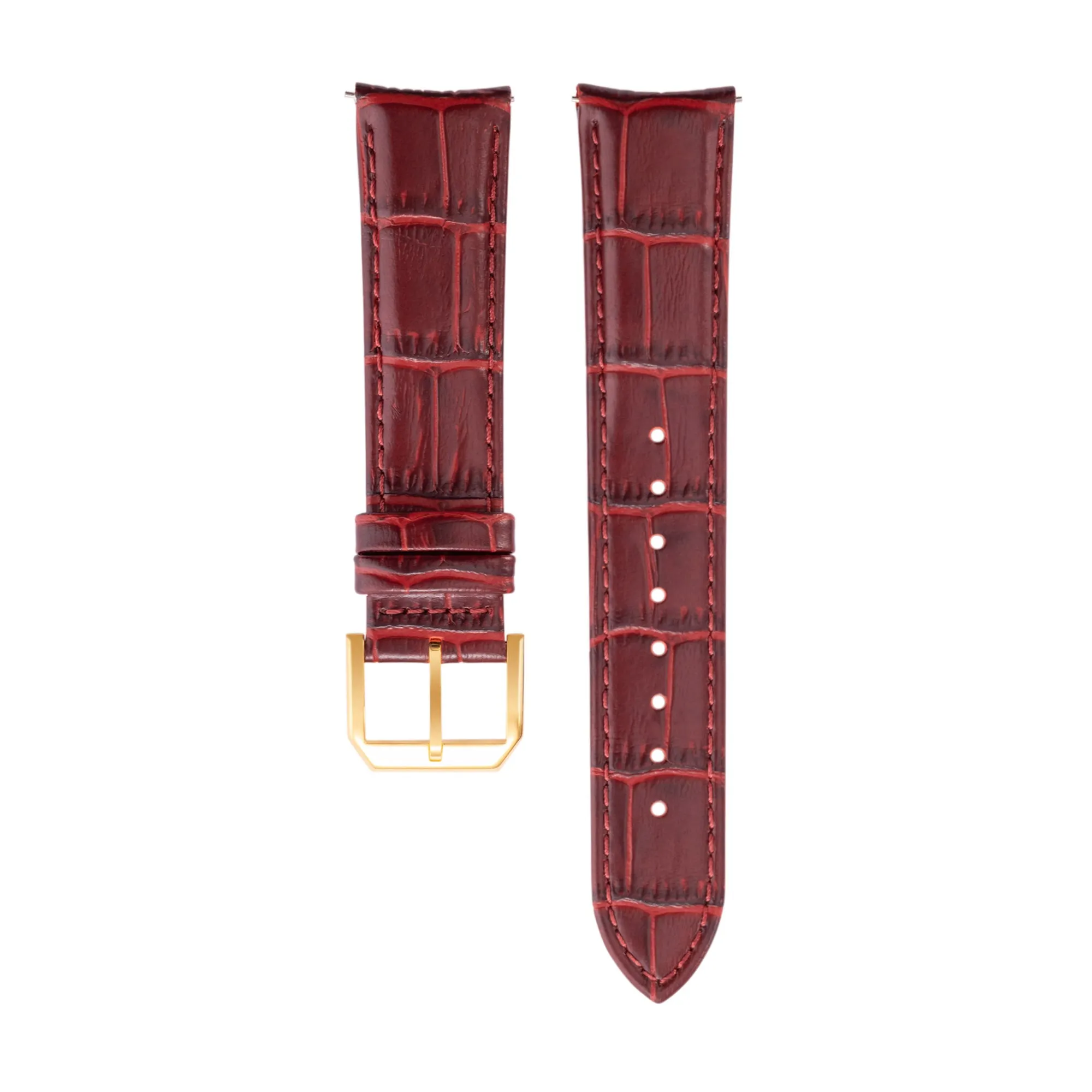 Alligator Pattern Italian Leather Strap