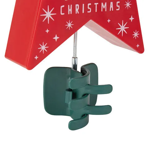 Anko Festive Countdown Star Tree Topper with Digital Display