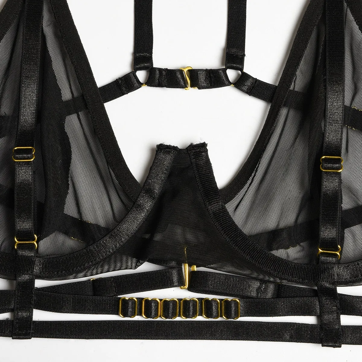 BerriesJam - 2024 Sexy Thongs Fancy Bra Erotic Set