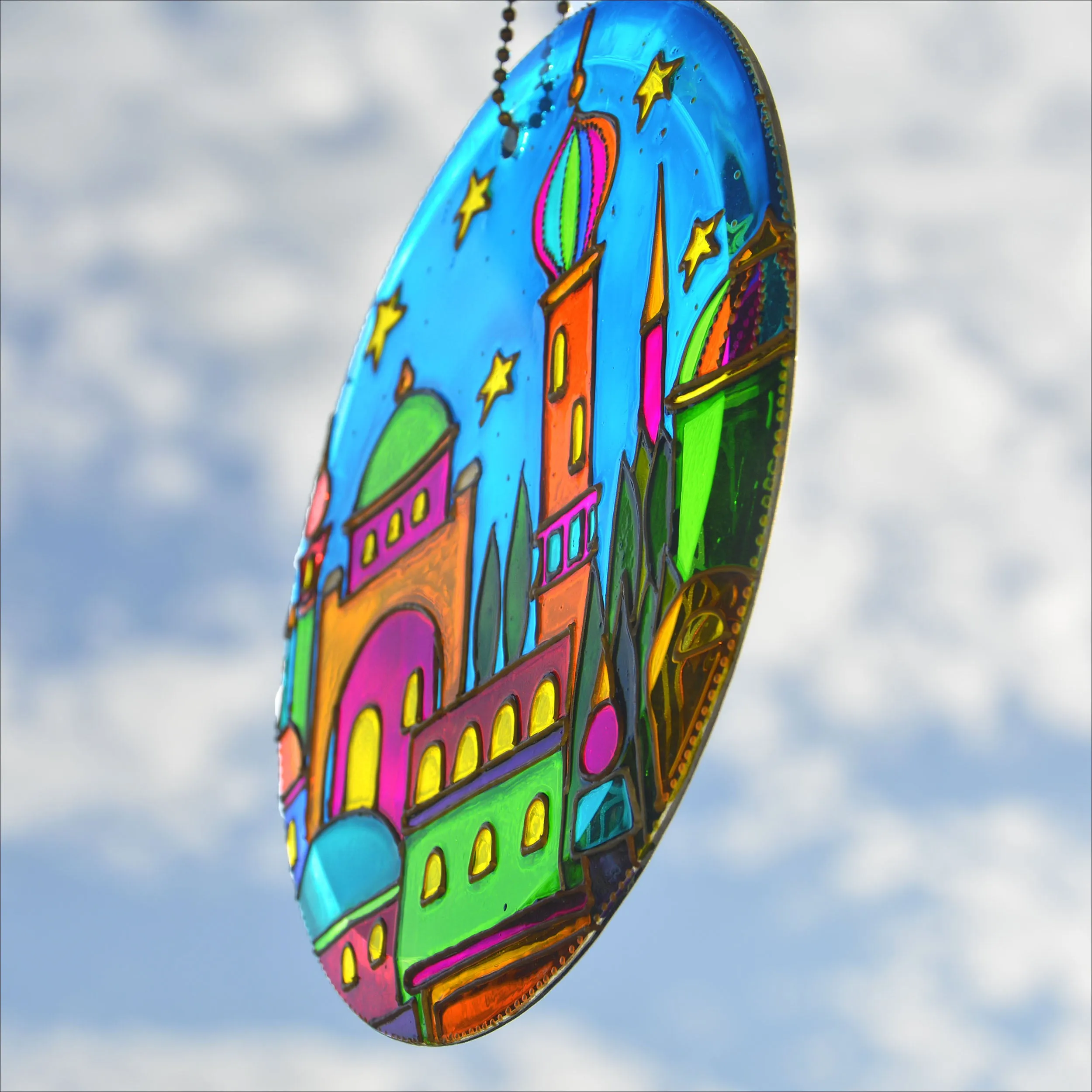 Bethlehem Skyline Christmas Window Decoration