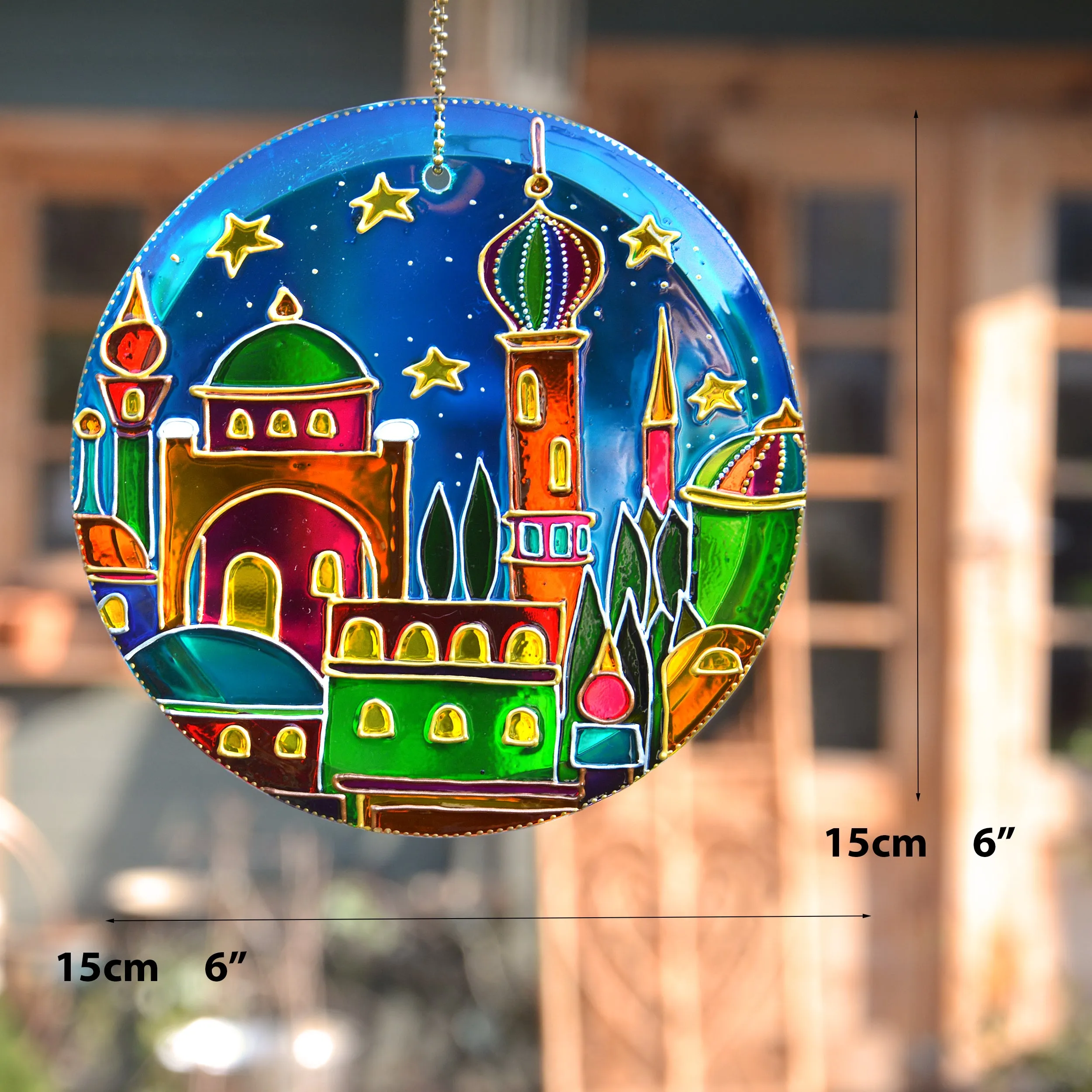 Bethlehem Skyline Christmas Window Decoration