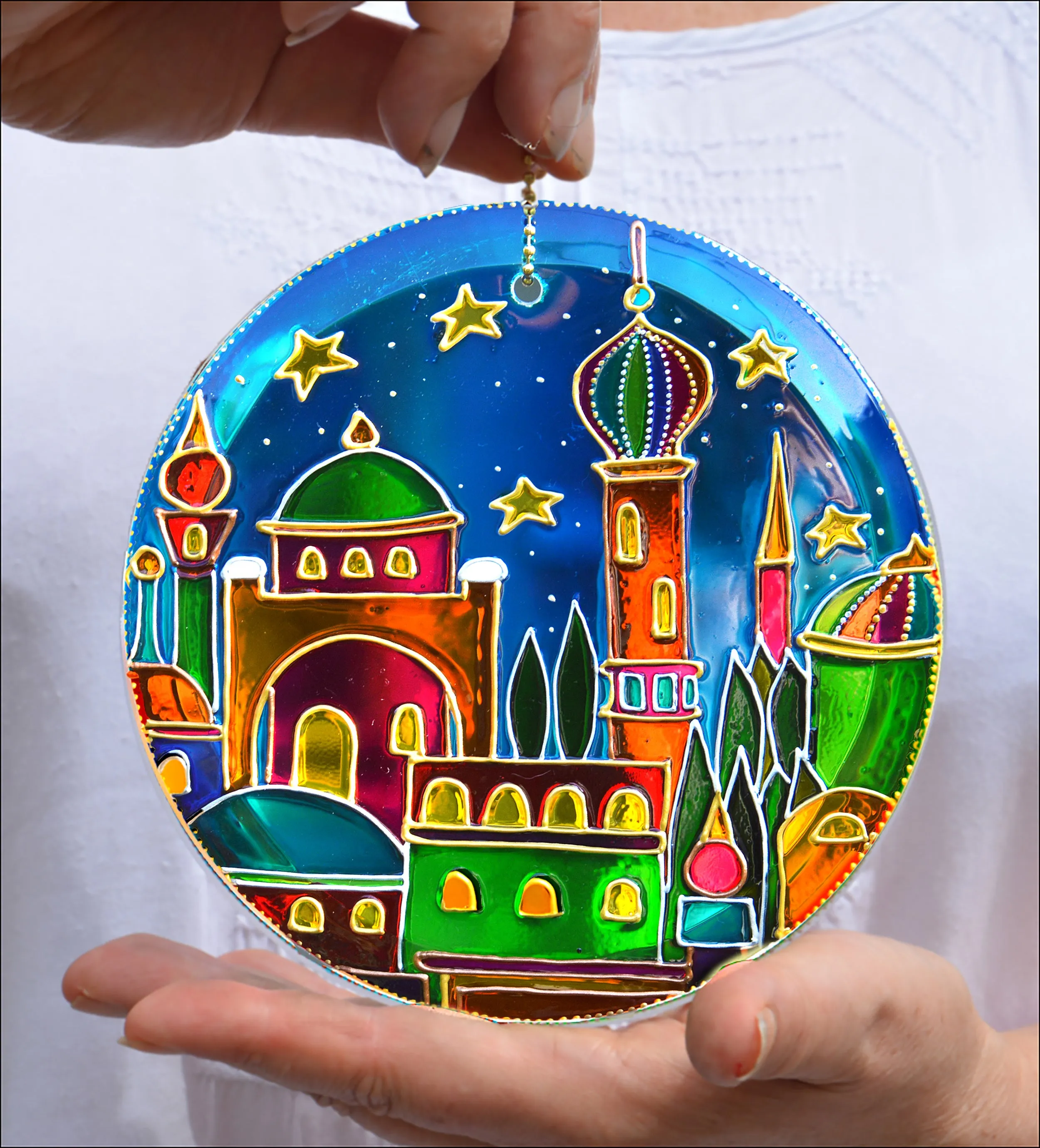 Bethlehem Skyline Christmas Window Decoration