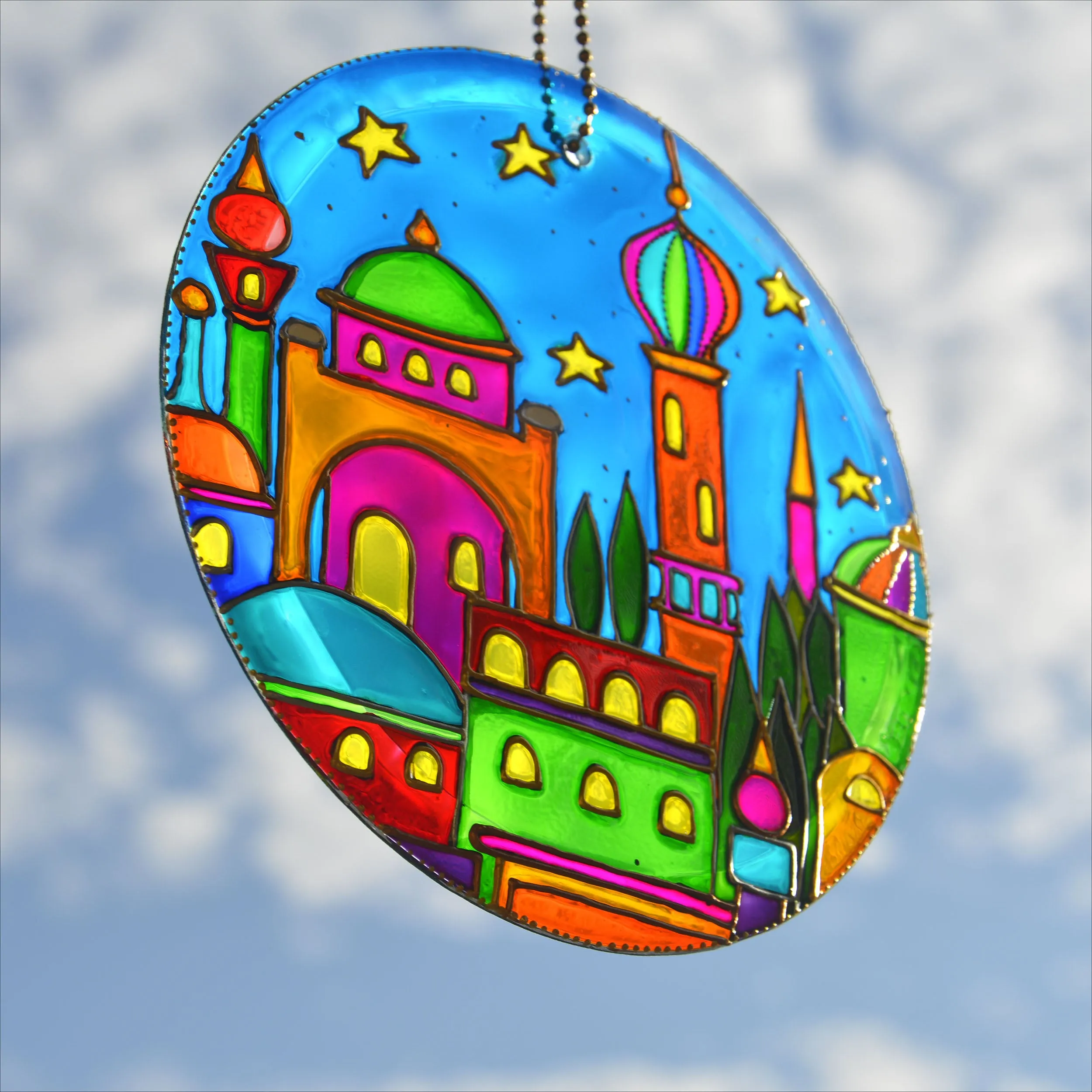 Bethlehem Skyline Christmas Window Decoration