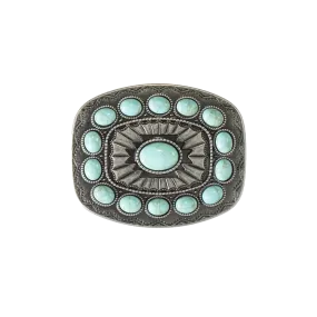 Blazin Roxx Turquoise Belt Buckle
