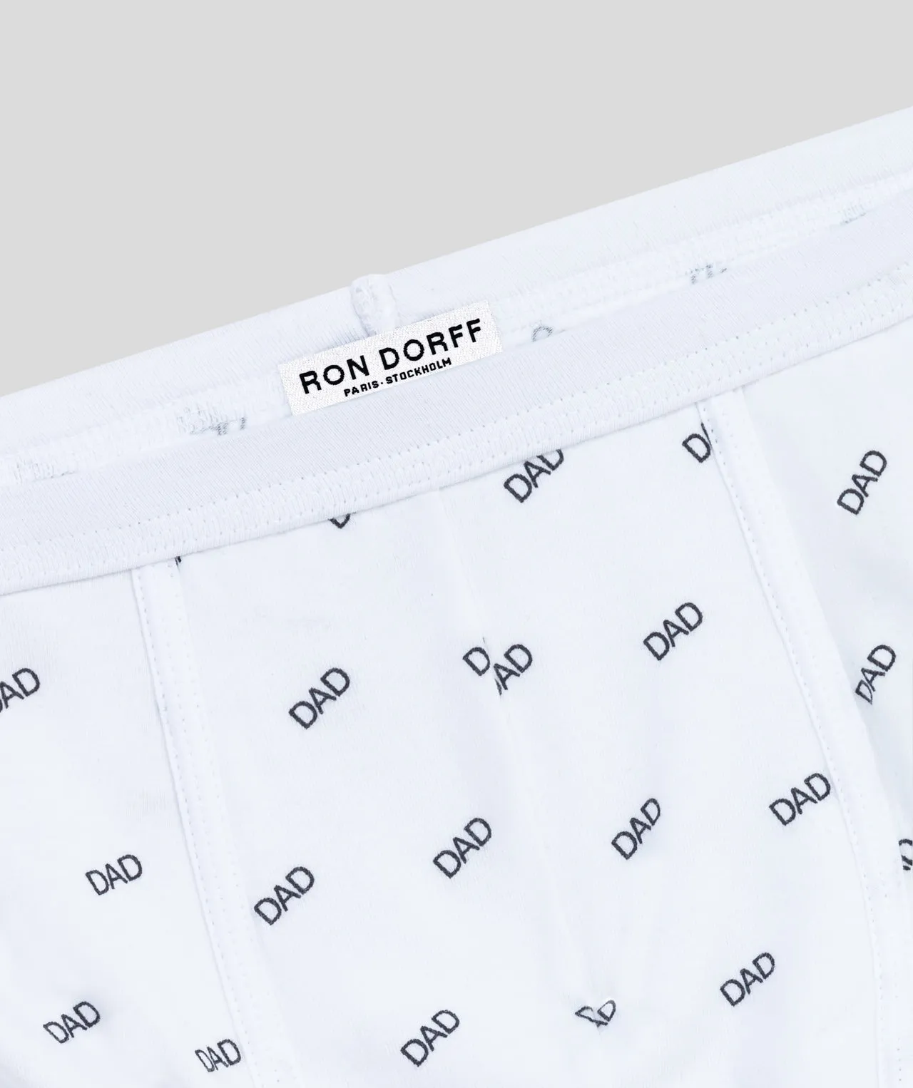 Boxer Briefs "DAD": White