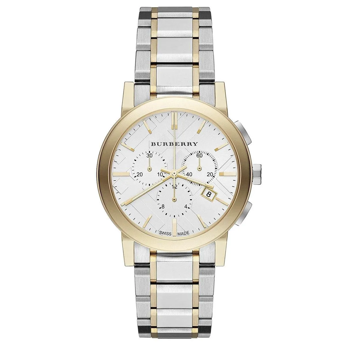 Burberry The City Two-Tone Chronograph Unisex Watch BU9751