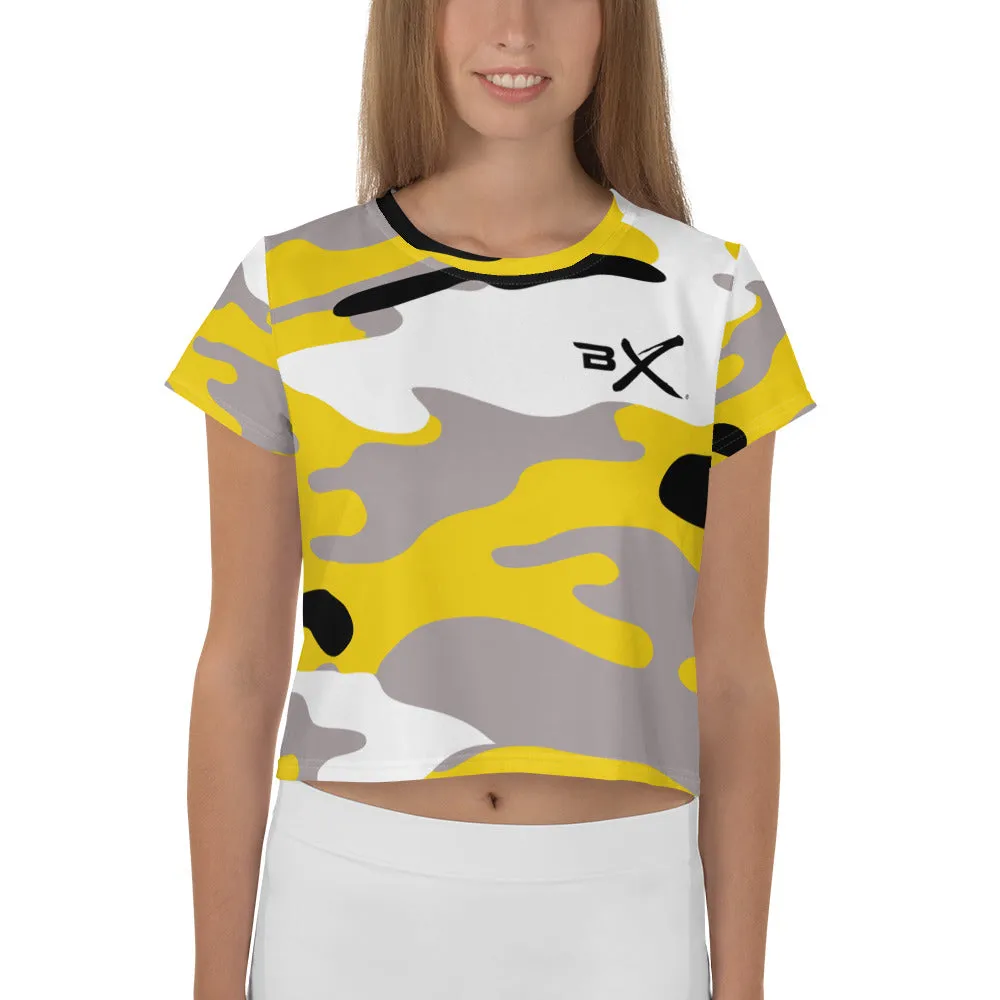 Camouflaged "BX" Crop Top