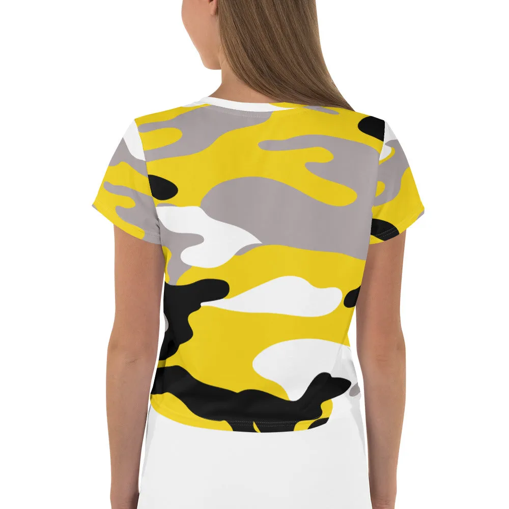 Camouflaged "BX" Crop Top
