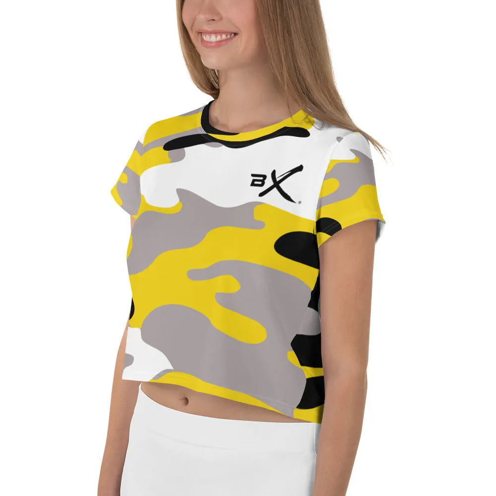 Camouflaged "BX" Crop Top