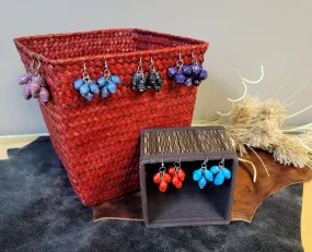 Cluster Uganda Bead Earrings