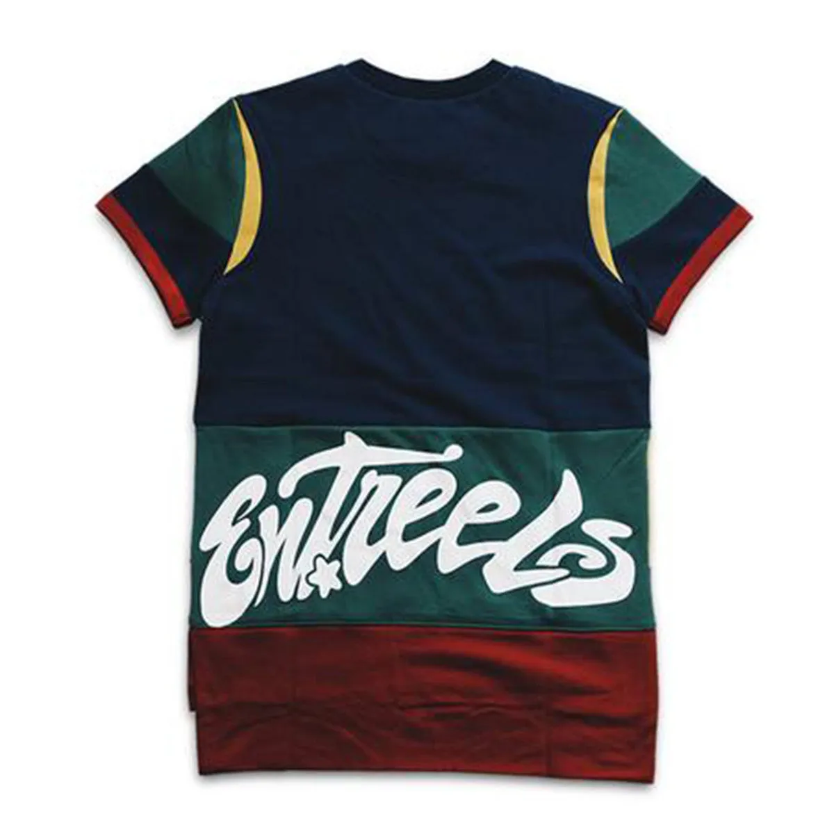 Entree LS 1990s Cut And Sewn Color Panel S/S Sweatshirt