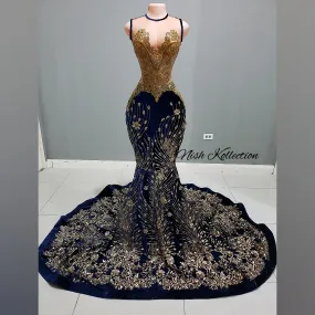 Fantasy Blist Sequin Rhinestone Mermaid Dress