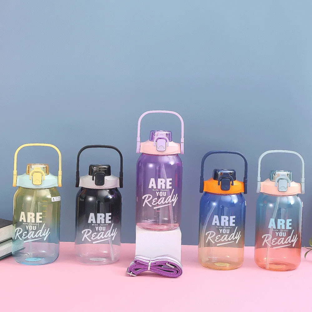 Get Ready For The Gym With Our Coolest And Stylish  2 In1 Tumbler Bottle.(1500ml,,1250ml)