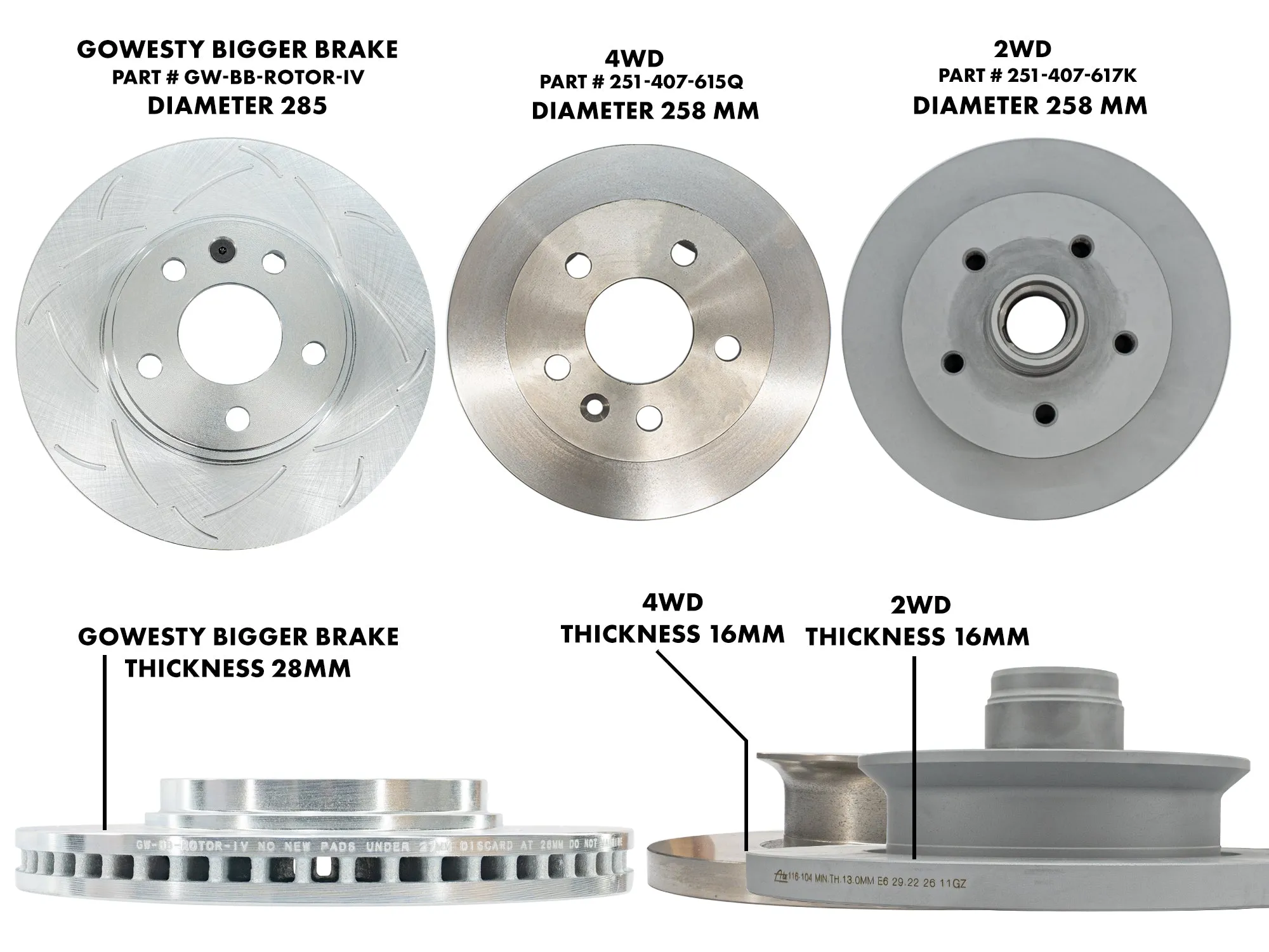 GoWesty Bigger Brake Kit [All Vanagon]