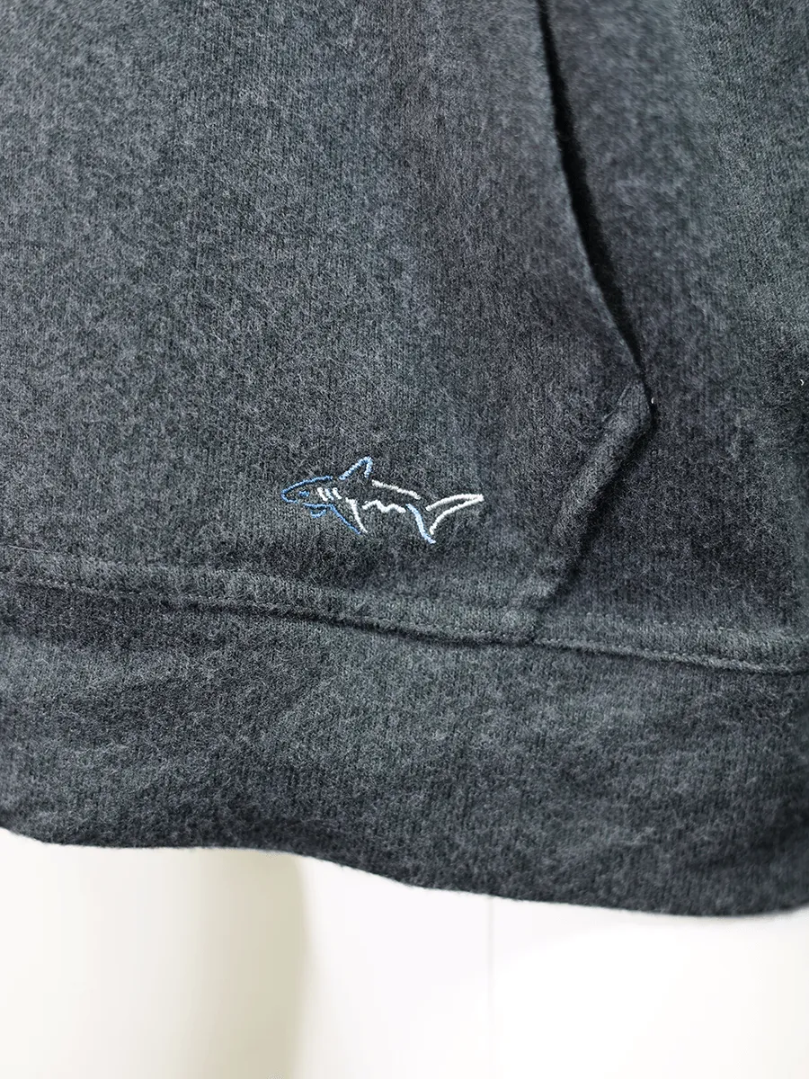 Greg Norman Men's HTH D.Grey Technical Performance 1/4 Zip Pullover Hoodie (S02)
