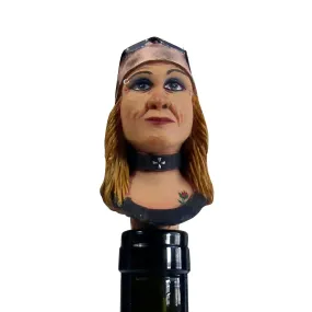 Highway Rose Biker Western Wine Bottle Stopper