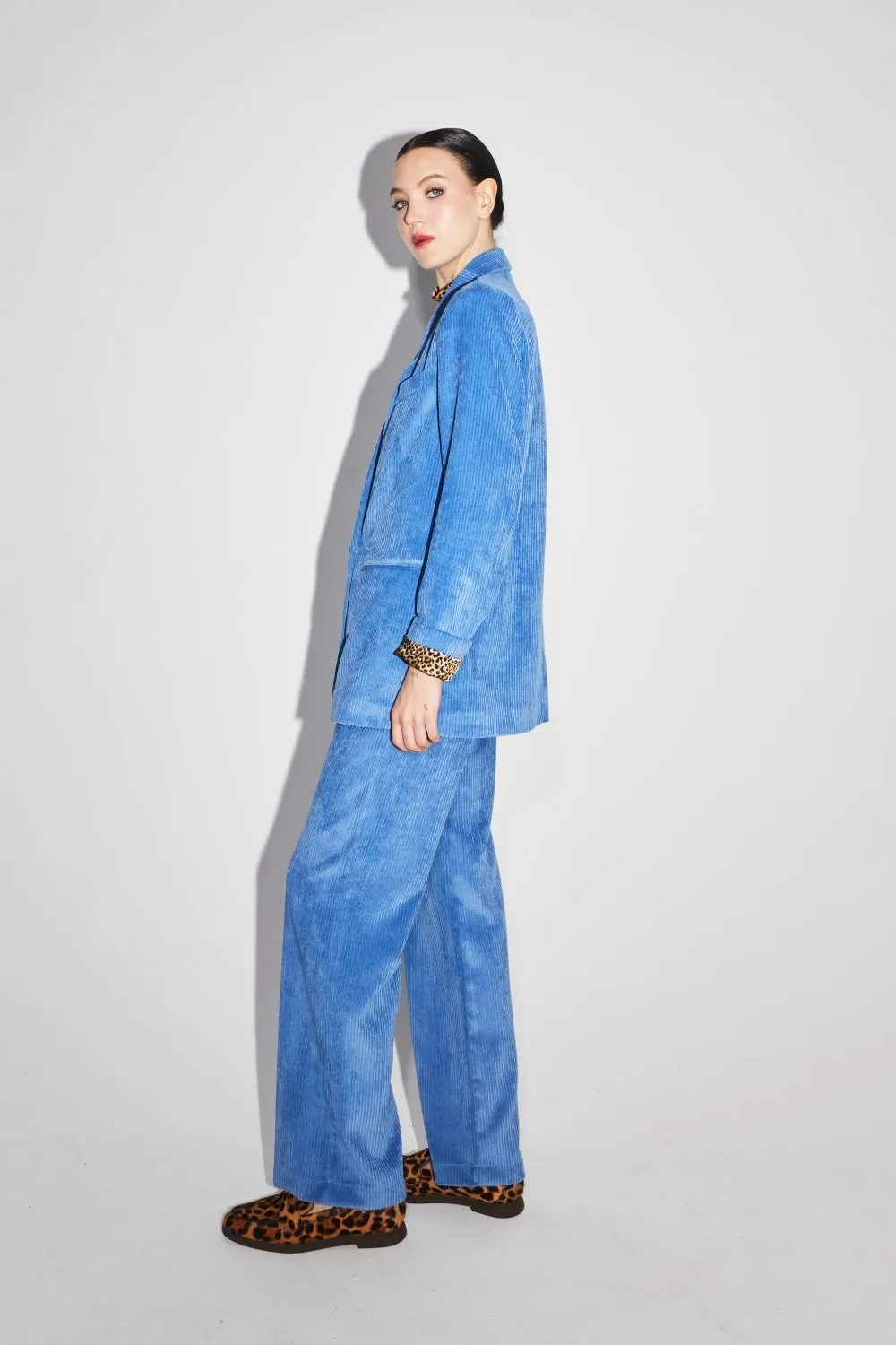 Imprevu Ema Blazer In Vintage Blue
