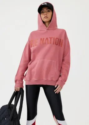 INNING HOODIE IN CHILLI