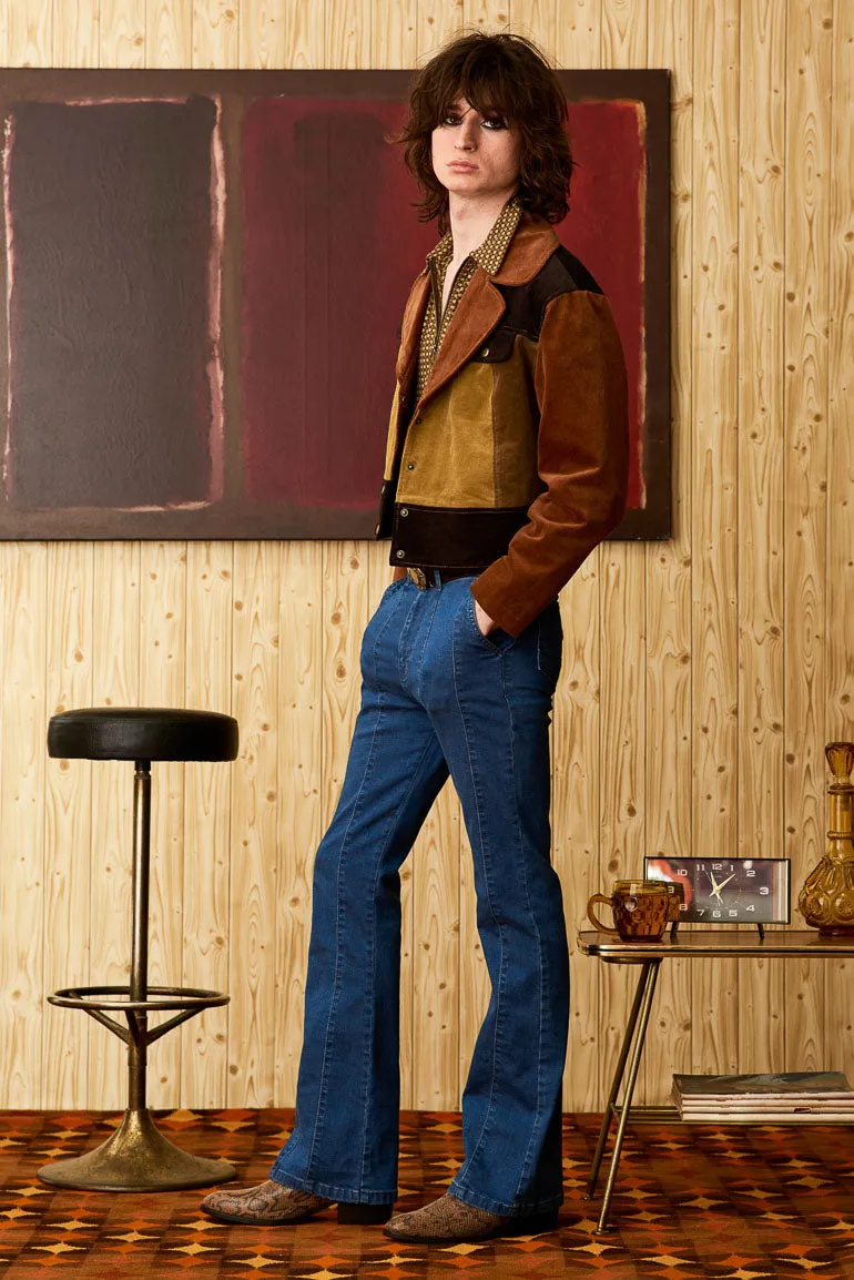 Jeepster Panelled Denim Flares - SSA487 - 28W 28L