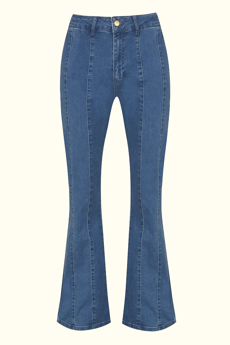 Jeepster Panelled Denim Flares - SSA487 - 28W 28L