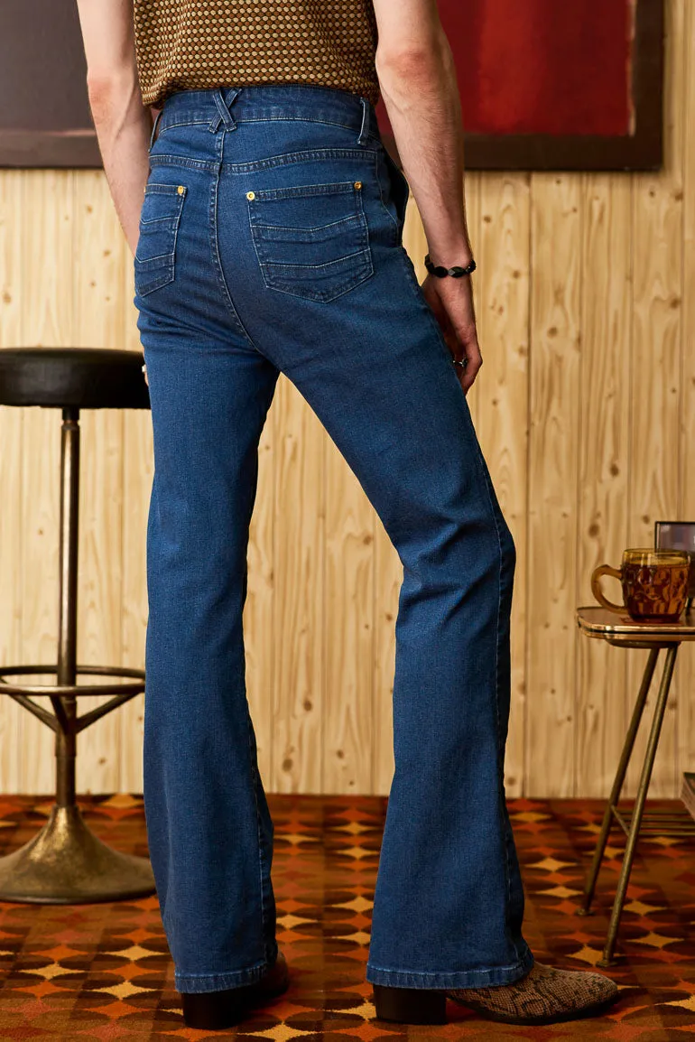 Jeepster Panelled Denim Flares - SSA487 - 28W 28L