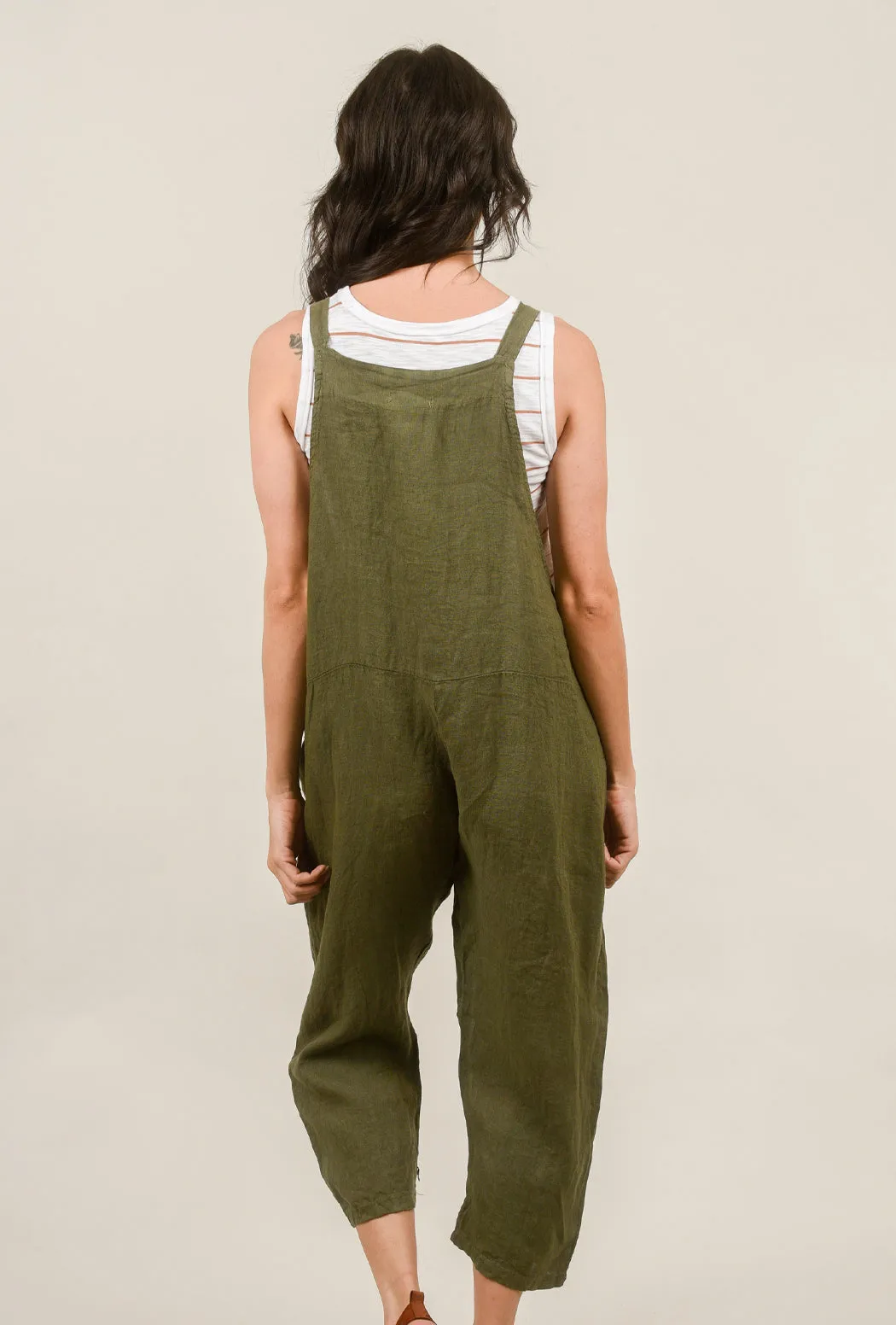 Knot Strap Jumpsuit, Olive