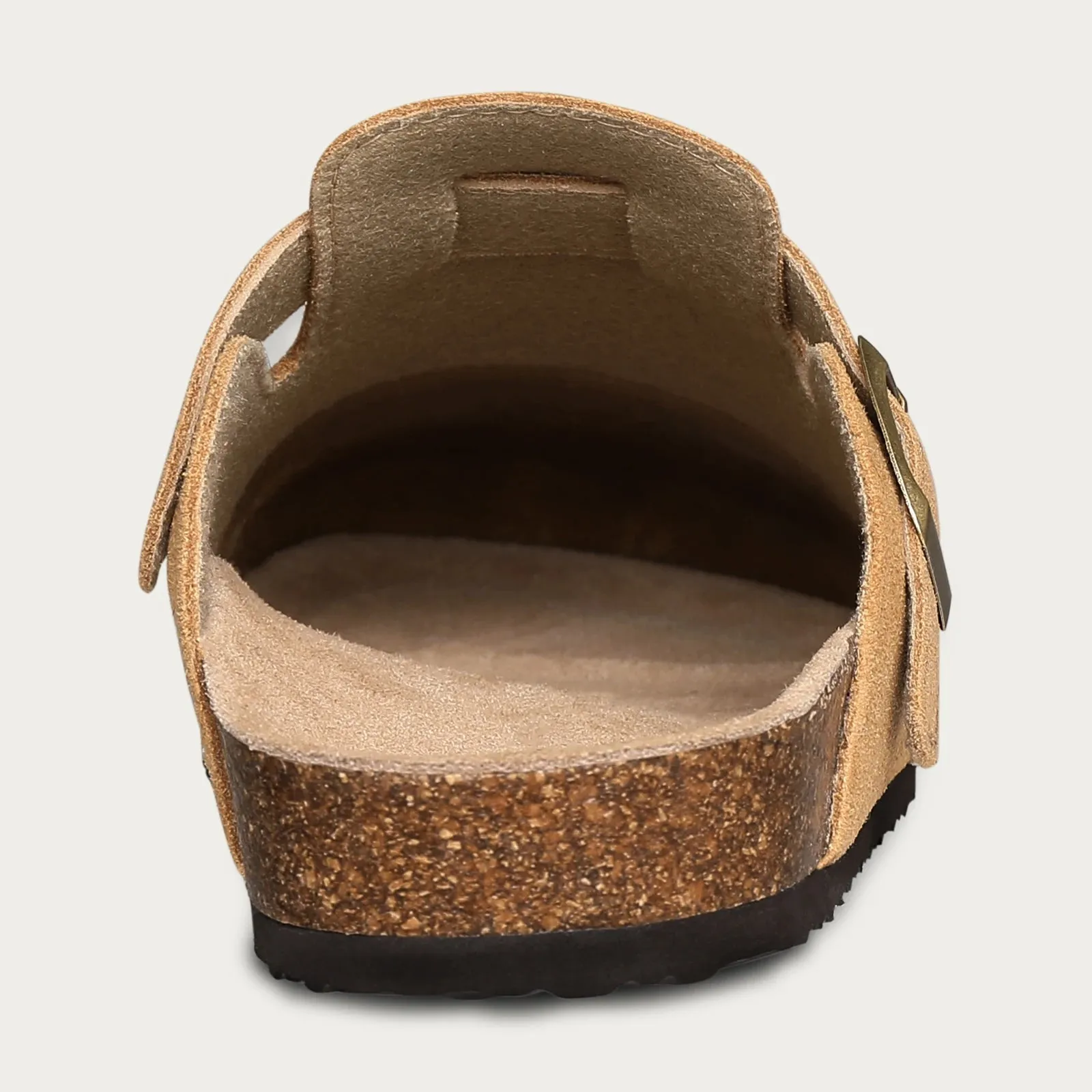 Litfun Classic Cork Clogs For Women Men Cork Footbed Mules For Men Comfort Beach Slippers Slip-on Potato Shoes Evening Sandals