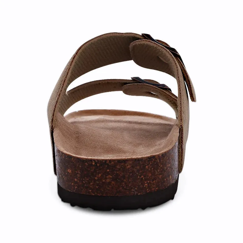 Litfun Classic Cork Clogs For Women Men Cork Footbed Mules For Men Comfort Beach Slippers Slip-on Potato Shoes Evening Sandals