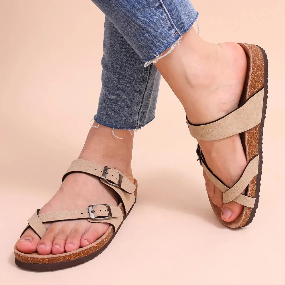 Litfun Classic Cork Clogs For Women Men Cork Footbed Mules For Men Comfort Beach Slippers Slip-on Potato Shoes Evening Sandals
