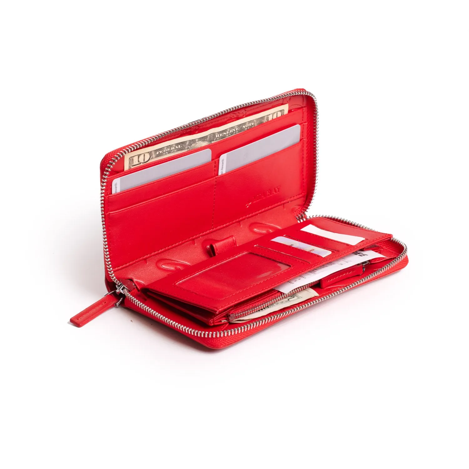 MONOGRAM STANDARD WALLET RED