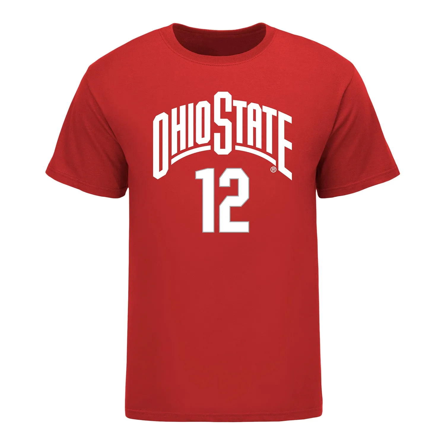 Ohio State Buckeyes Men's Basketball Student Athlete #12 Evan Mahaffey T-Shirt