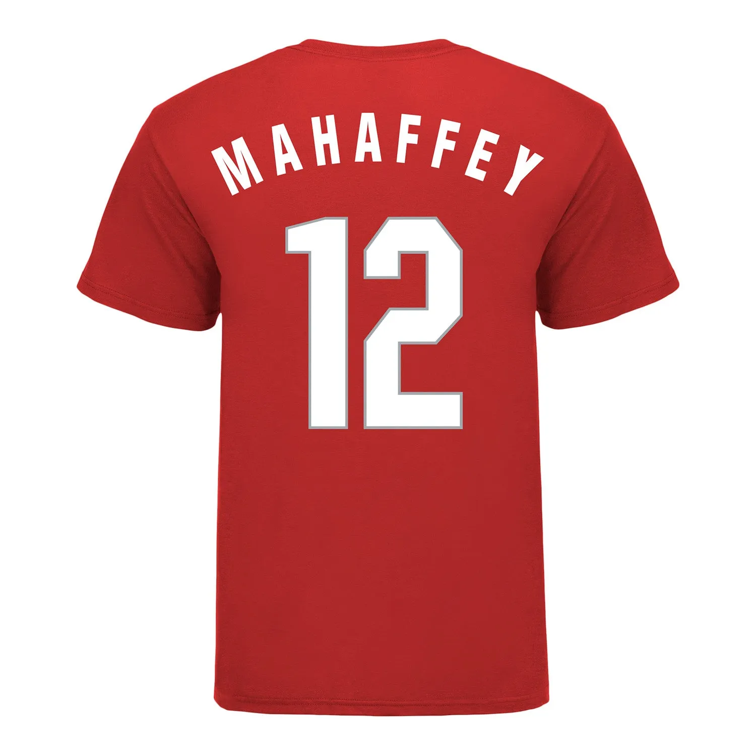 Ohio State Buckeyes Men's Basketball Student Athlete #12 Evan Mahaffey T-Shirt