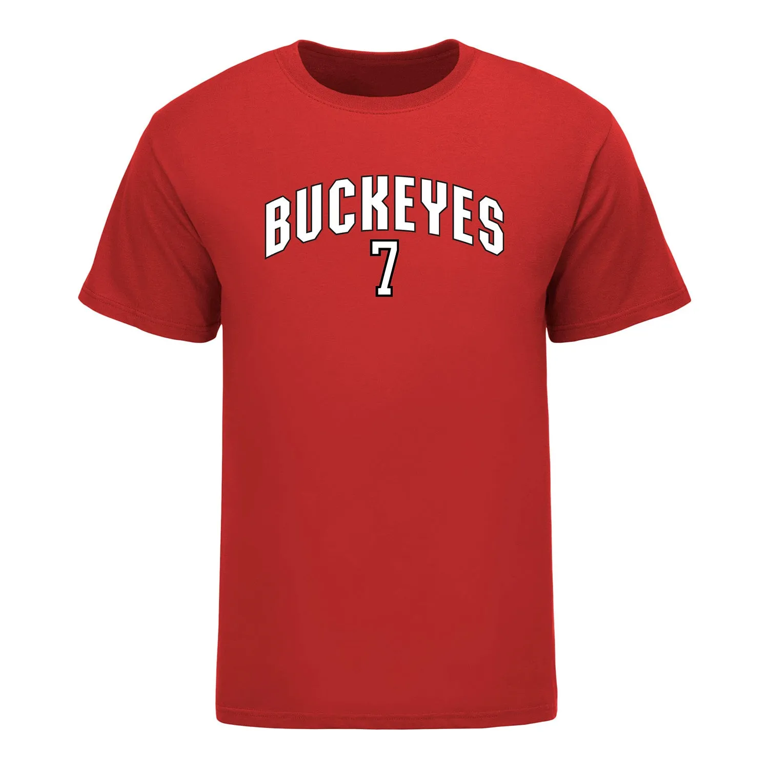 Ohio State Buckeyes Men's Hockey Student Athlete #7 Brent Johnson T-Shirt