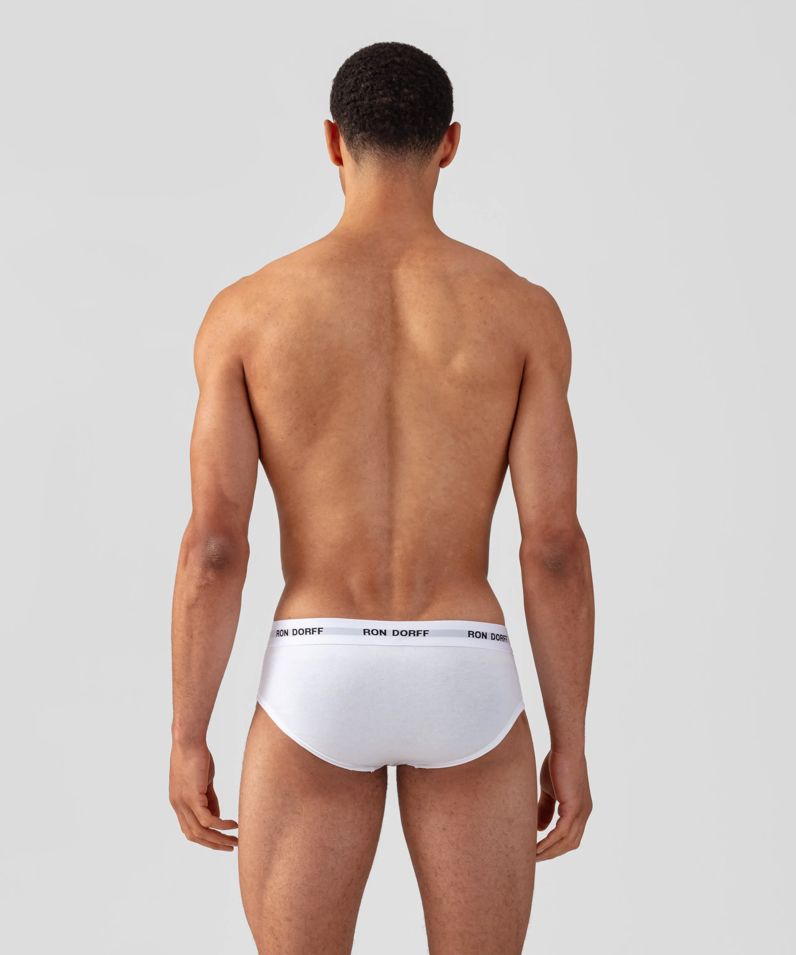 RON DORFF Y-Front Briefs: White