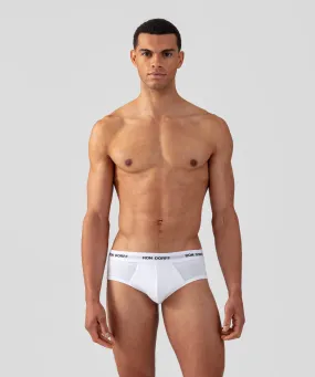RON DORFF Y-Front Briefs: White