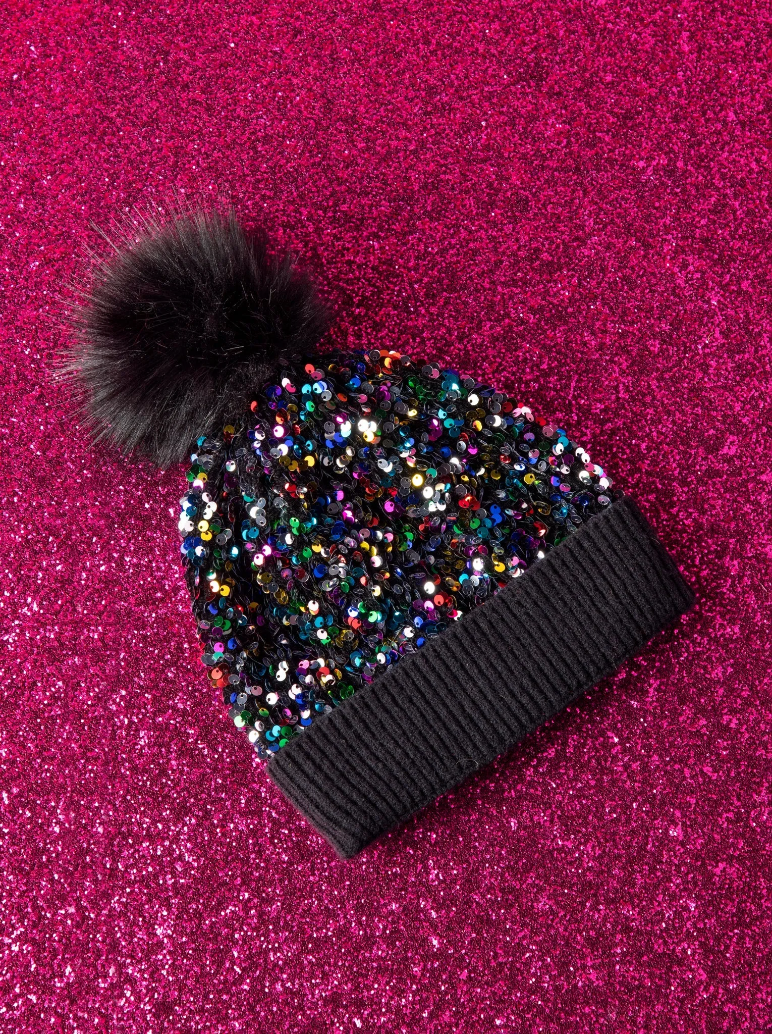 Shiraleah Fiesta Sequin Hat, Black