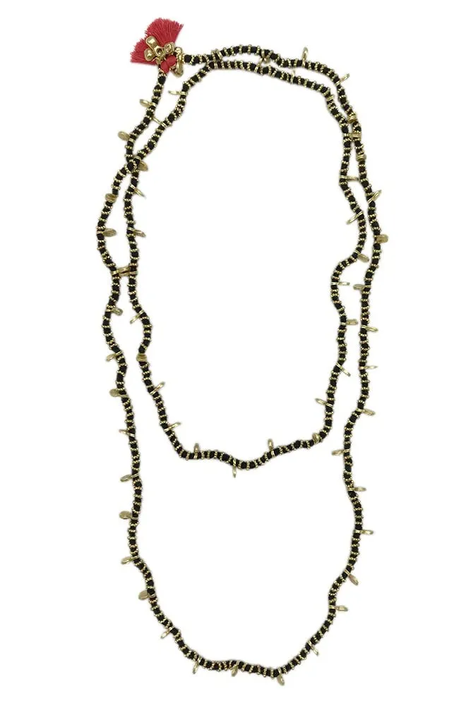Slate and Salt Mali Necklace