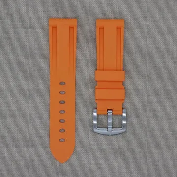 Tempomat - 22mm Orange Rubber Strap
