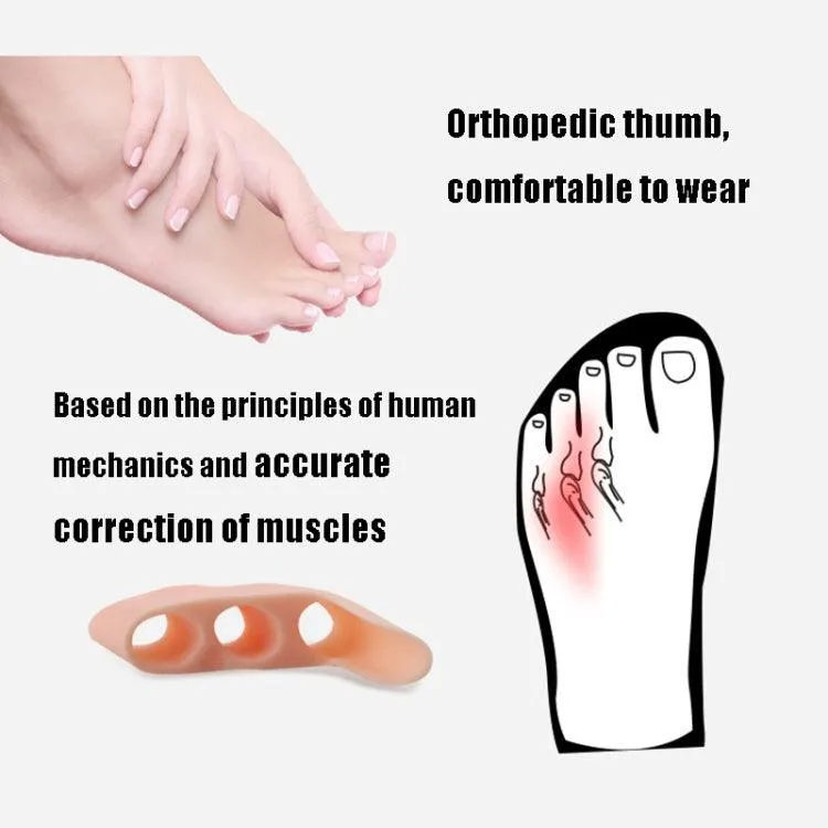 Three-Hole Split Toe Thumb Protectors - Random Color Delivery