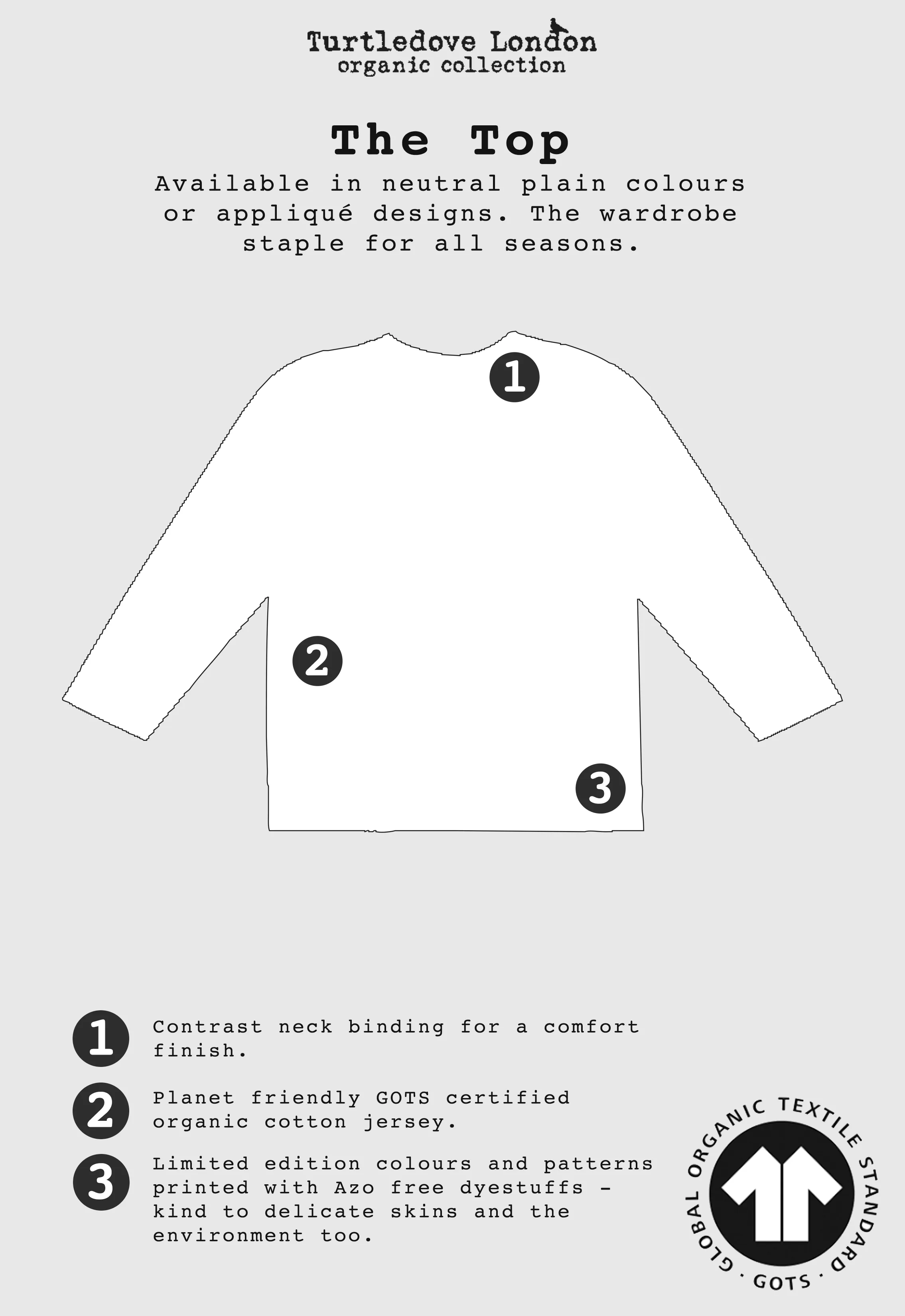 Wide Stripe Logo Top